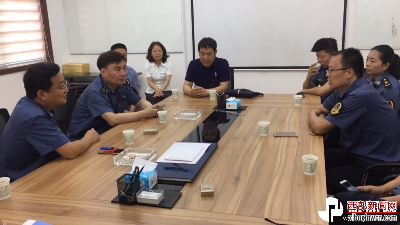 咸阳市运管所所长赵敏科一行莅临咸阳博锐奥迪检查指导工作